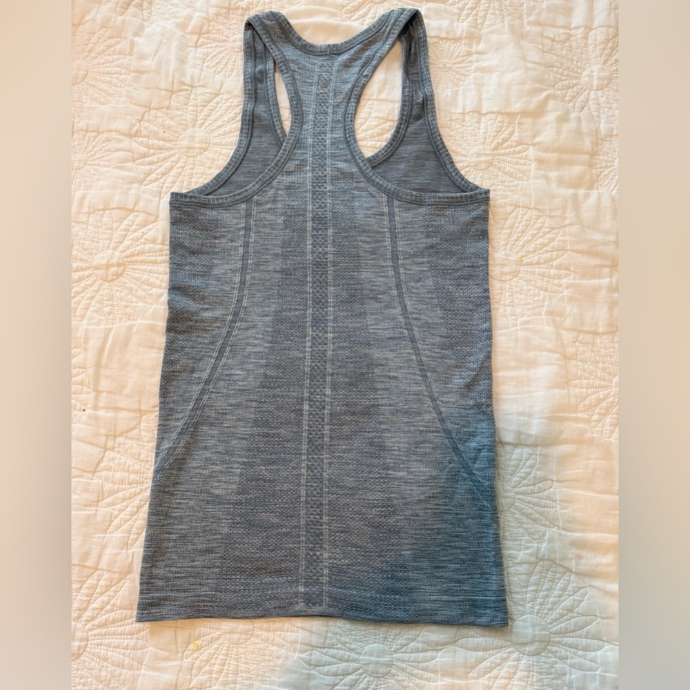 Lululemonn Swiftly Tech Racerback In Heathered De… - image 4